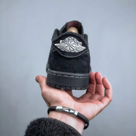 Jordan 1 Retro Low Og Sp Travis Scott Black Phantom - Picture 8 of 9